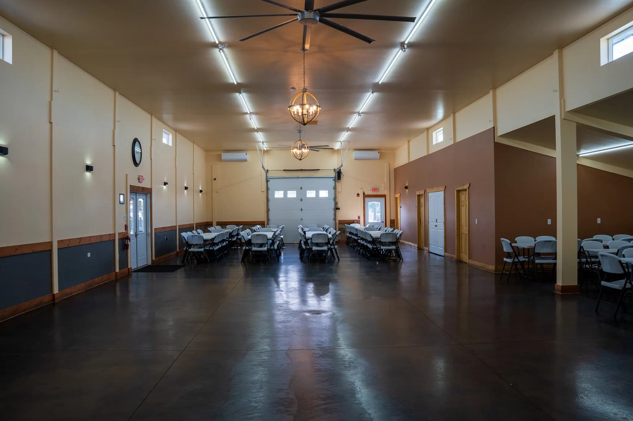 Grand Ballroom interior with vaulted ceiling and open dance floor